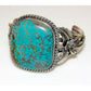 Massive Navajo Number 8 Turquoise Cuff Bracelet Sterling Signed Native American Native American