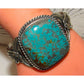 Massive Navajo Number 8 Turquoise Cuff Bracelet Sterling Signed Native American Native American