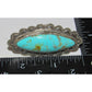 Massive Navajo Royston Turquoise Ring Size 7.5 Sterling 