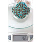 Massive Navajo Turquoise Cluster Cuff Bracelet Sterling 