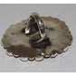 Massive Navajo Turquoise Red Spiny Cluster Ring Sz 7.5 