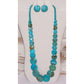 Massive Santo Domingo Kingman Turquoise Disc Heishi Necklace