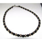 Mexican Taxco Necklace Sterling Silver Onyx 16 Hallmarked 