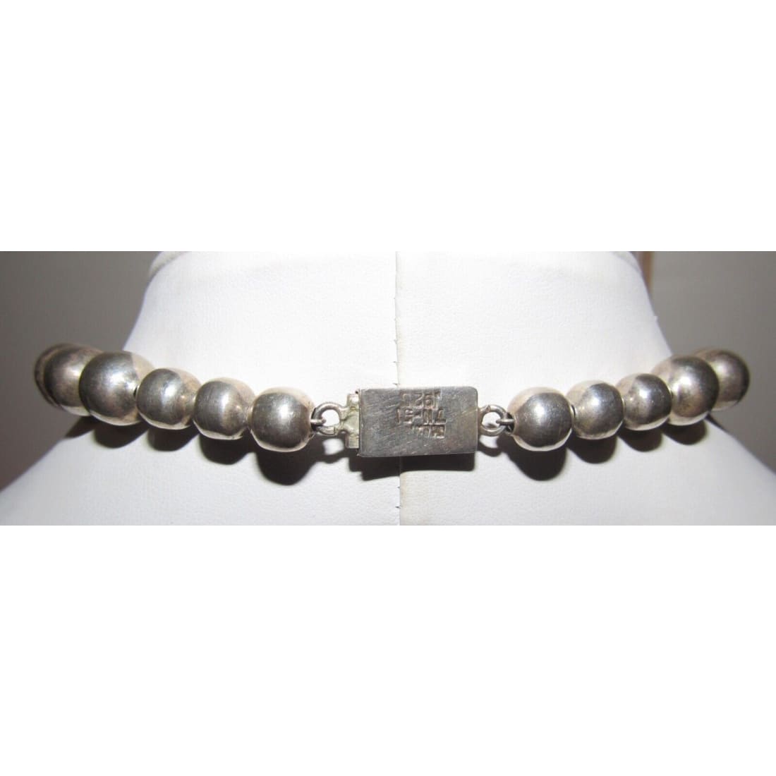 MOD Taxco Mexico Necklace Amethyst Sterling Silver Beads 