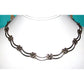 Modernist Taxco Mexico Necklace Sterling Silver 17L Choker 