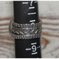 Native American Bumblebee Jasper Ring Sz 8 Signed Sterling 