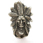 Native American Indian Chief Ring Size 9 Tufa Cast Sterling Silver Ring Signed 43Gr The Southwestern Style Gallery