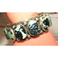 Navajo Adam Fierro Apache Variscite Sterling Cuff Bracelet Singed 75Gr Native American