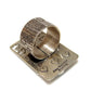 Navajo Alex Sanchez Ring Size 8 Sterling Silver Kingman Turquoise Petroglyph Design Statement Ring Native American The Southwestern Style Gallery