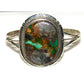 Navajo Boulder Royston Turquoise Sterling Cuff Bracelet 