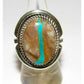 Navajo Ribbon Turquoise Ring Sz 6 Sterling Silver Native 