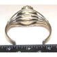 Navajo Bumblebee Jasper Cuff Bracelet Sterling Silver P. 