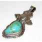 Navajo Butterfly Kachina Pendant Sterling Silver Royston Turquoise Kachina Pendant Highly Collectible Benny Ration Singed The Southwestern Style Gallery