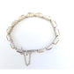Navajo Calvin Begay Inlay Link Bracelet Sterling Silver 