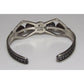 Navajo Carico Lake Turquoise Tufa Cast Sterling Silver Cuff 