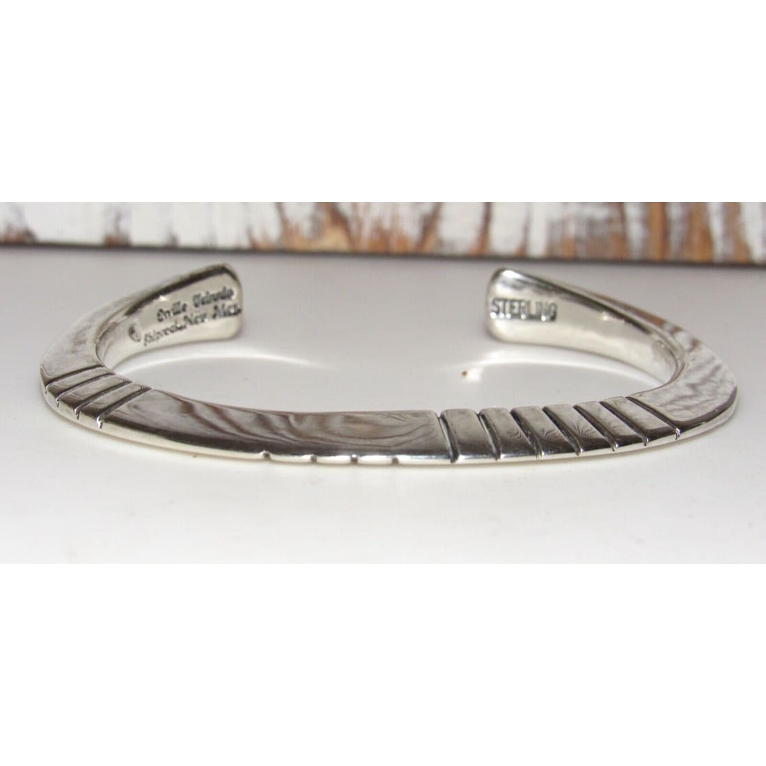 Navajo Carinated Flat Top Ingot Cuff Bracelet Orville 