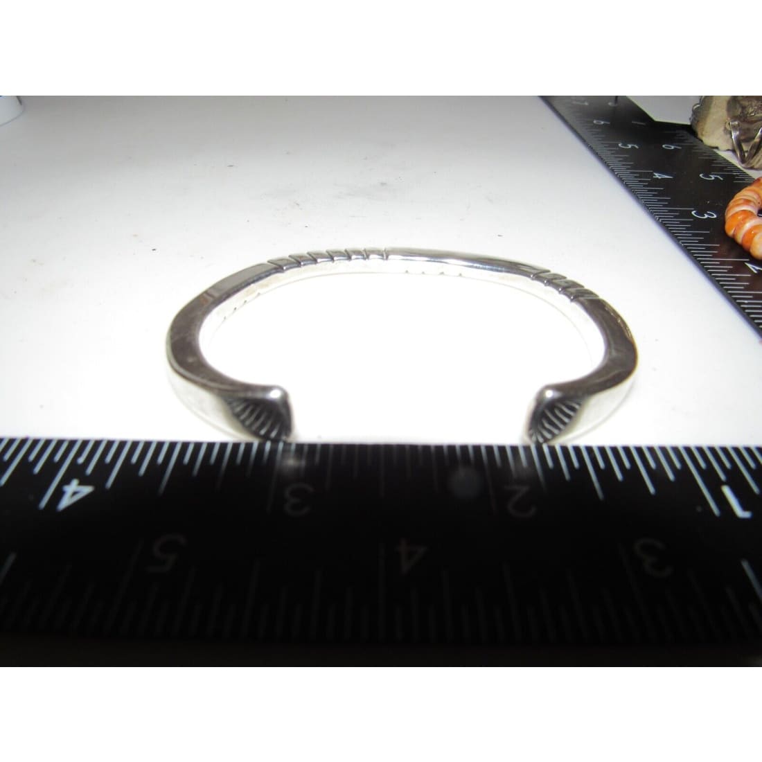Navajo Carinated Flat Top Ingot Cuff Bracelet Orville 
