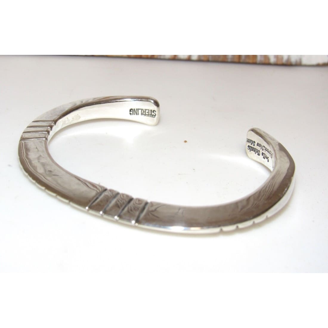 Navajo Carinated Flat Top Ingot Cuff Bracelet Orville 