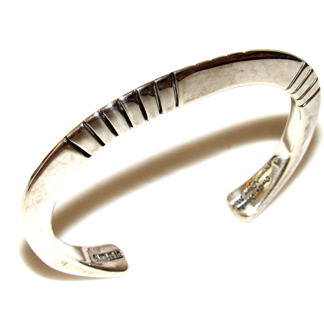 Navajo Carinated Flat Top Ingot Cuff Bracelet Orville 