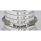 Navajo Carinated Hand Stamped Ingot Double Sided Cuff 