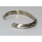 Navajo Carinated Hand Stamped Ingot Double Sided Cuff 