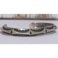 Navajo Carinated Hand Stamped Ingot Double Sided Cuff 