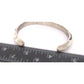Navajo Carinated Hand Stamped Ingot Double Sided Cuff 