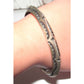 Navajo Carinated Hand Stamped Ingot Double Sided Cuff 