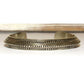 Navajo Carinated Hand Stamped Ingot Double Sided Cuff 