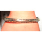 Navajo Carinated Hand Stamped Ingot Double Sided Cuff