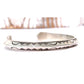 Navajo Carinated Hand Stamped Ingot Double Sided Cuff