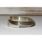 Navajo Carinated Hand Stamped Ingot Double Sided Cuff 