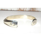 Navajo Carinated Hand Stamped Ingot Double Sided Cuff 