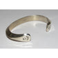 Navajo Carinated Hand Stamped Ingot Double Sided Cuff 