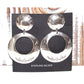 Navajo Concho Dangle Earrings Sterling Silver Native 
