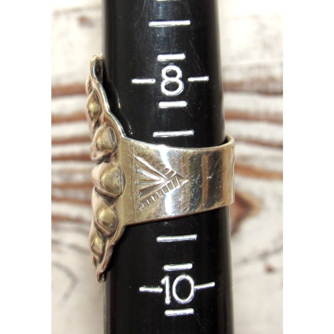 Navajo Concho Ring Sz 9 Sterling Silver Donovan Cadman 