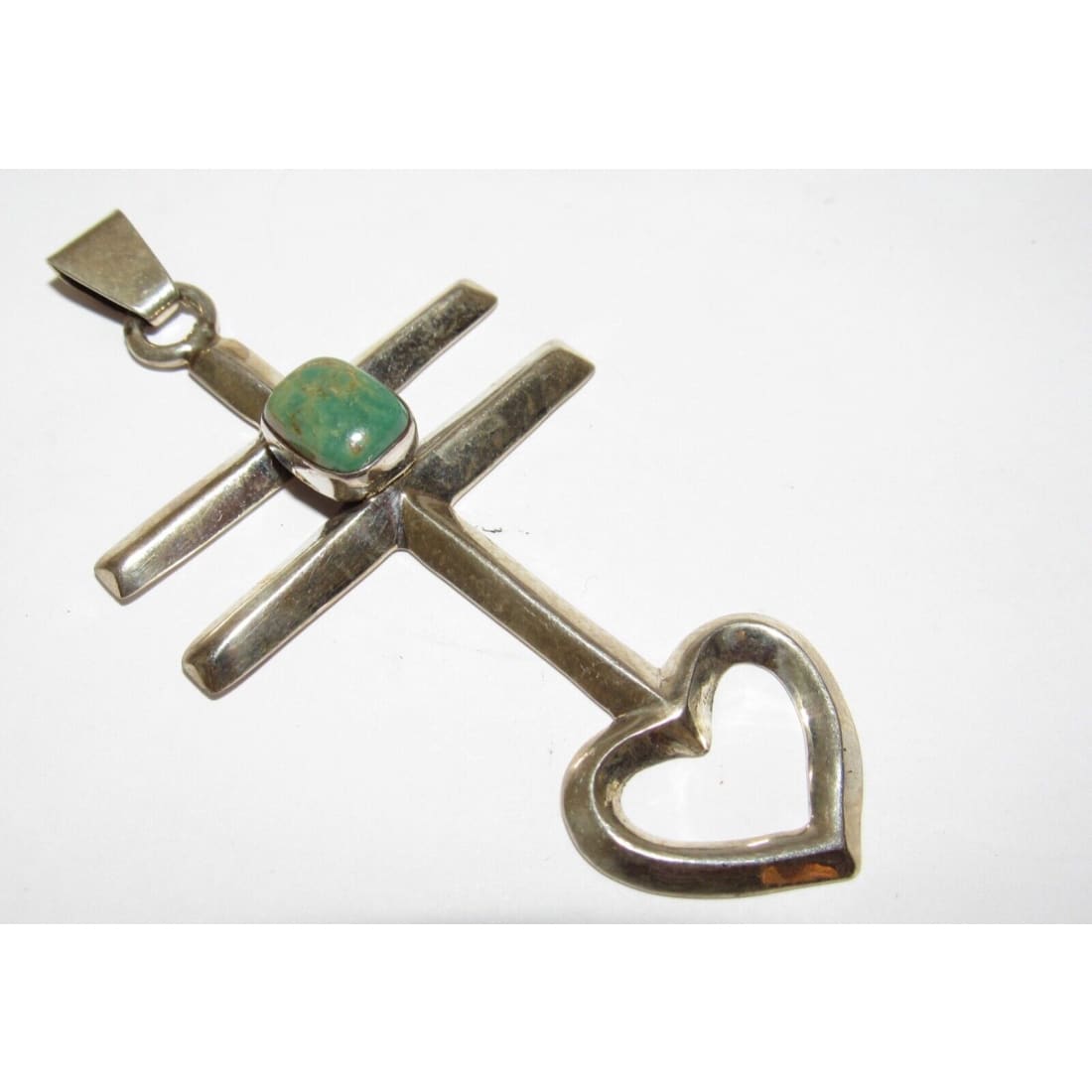 Navajo Dragonfly Cross Pendant Sterling Silver Royston 