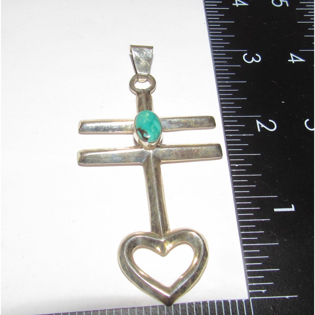 Navajo Dragonfly Cross Pendant Sterling Silver Royston 