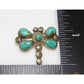 Navajo Dragonfly Pendant Royston Turquoise Sterling Silver 