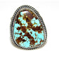 Navajo Gem Grade Number 8 Turquoise Ring Sunshine Reeves 