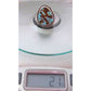 Navajo Gem Grade Number 8 Turquoise Ring Sunshine Reeves 