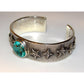 Navajo Gem Grade Royston Tufa Cast Sterling Stars Cuff 
