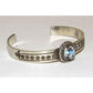 Navajo Golden Hills Turquoise Stacker Cuff Sterling Hand