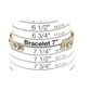 Navajo Hand Stamped Ingot Stacker Cuff Bracelet Signed 