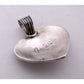 Navajo Heart Pendant Golden Hills Turquoise Sterling Silver 