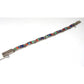 Navajo Inlay Link Bracelet Sterling Silver Calvin Begay 