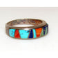 Navajo Inlay Ring Size 6 Sterling Silver Calvin Begay Touch 
