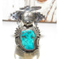 Navajo Kachina Ring Sz 9 Royston Turquoise Sterling Bennie 