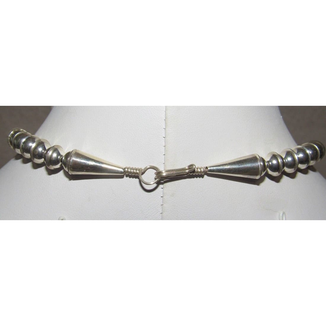 Navajo Kingman Turquoise Naja Necklace Squash Blossom 