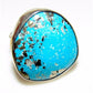 Navajo Kingman Turquoise Ring Size 6 Sterling Silver Native 